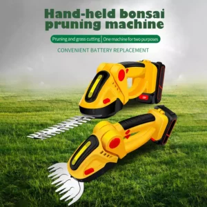 Hand-held bonsai pruning machine